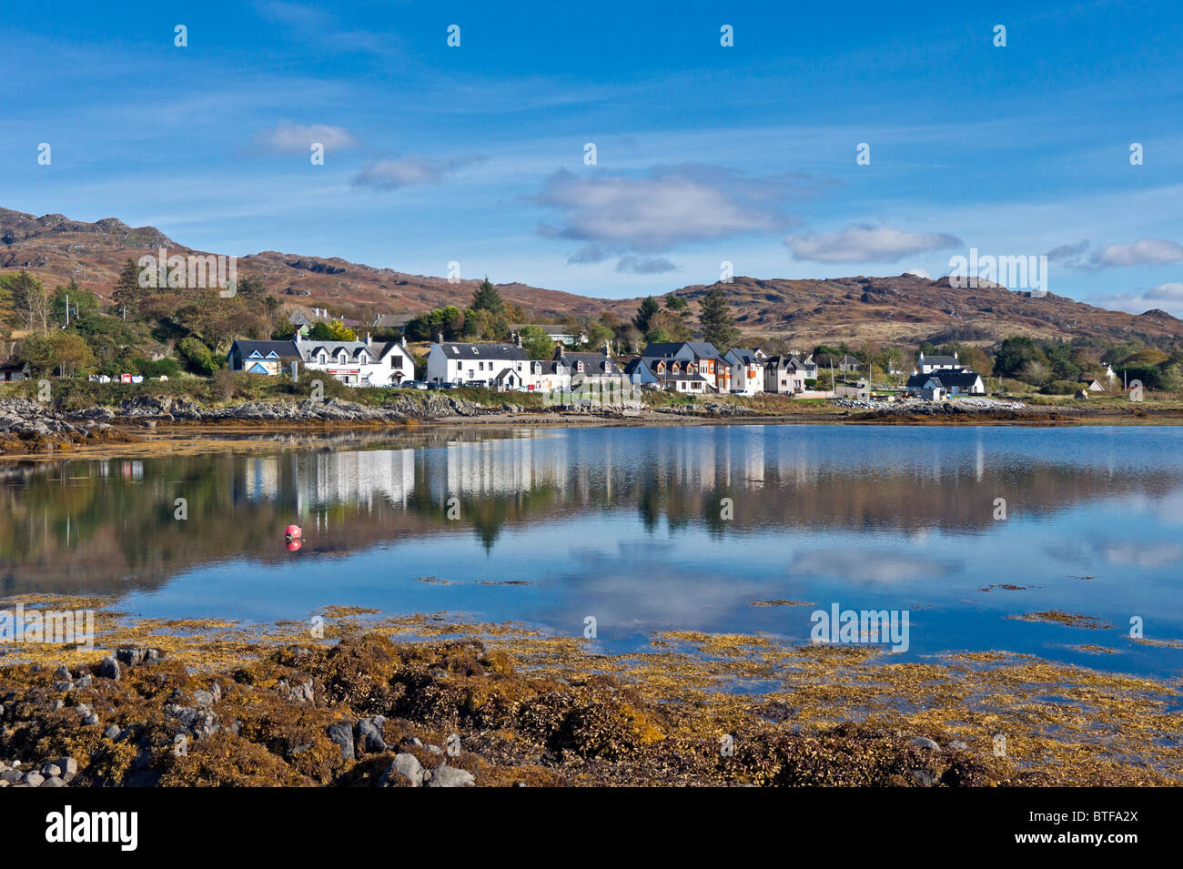 The settlement of Arisaig in South Morar Highland Scotland Stock Photo