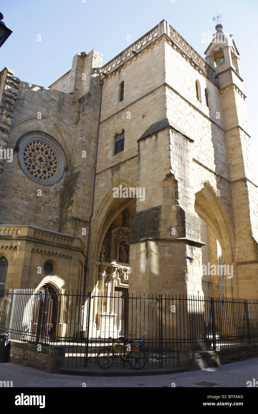 San Vicente church, San Sebastian, Pais Vasco (Euskadi), Spain Stock Photo