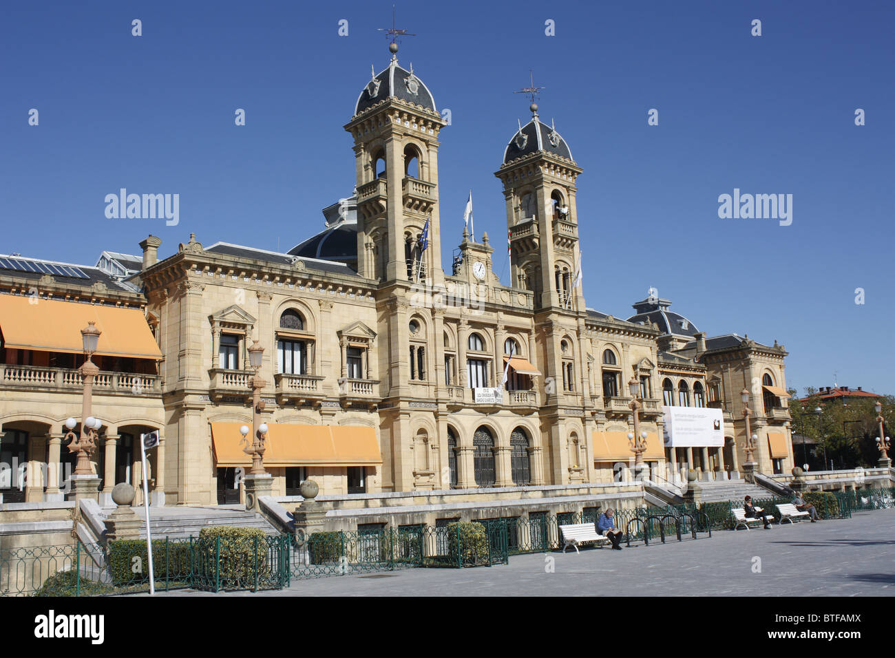 Town Hall of San Sebastian, Pais Vasco (Euskadi), Spain Stock Photo