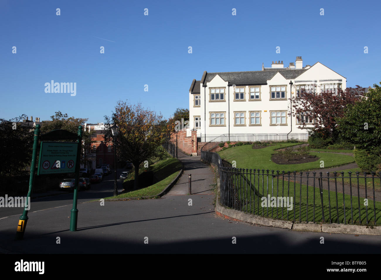 Newcastle Drive, The Park Estate, Nottingham, England, U.K Stock Photo