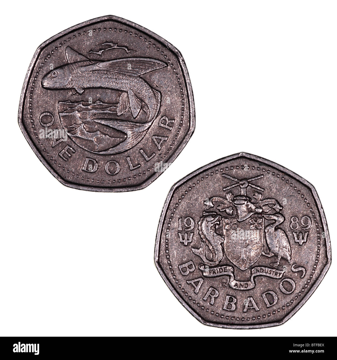 Barbados dollar coins hi-res stock photography and images - Alamy