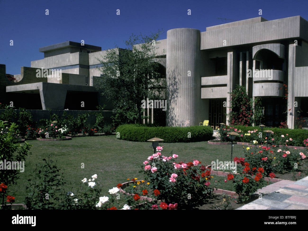 Luxury villa in Mansour district of Baghdad in the 1970s Iraq Middle