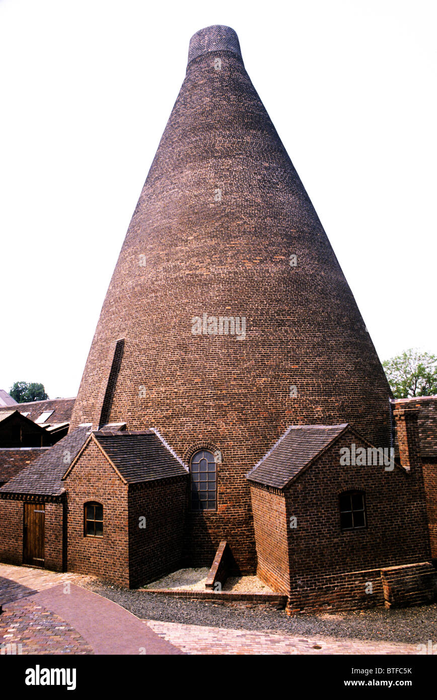 Stuart Crystal Museum, Stourbridge. The Glass Cone kiln kilns