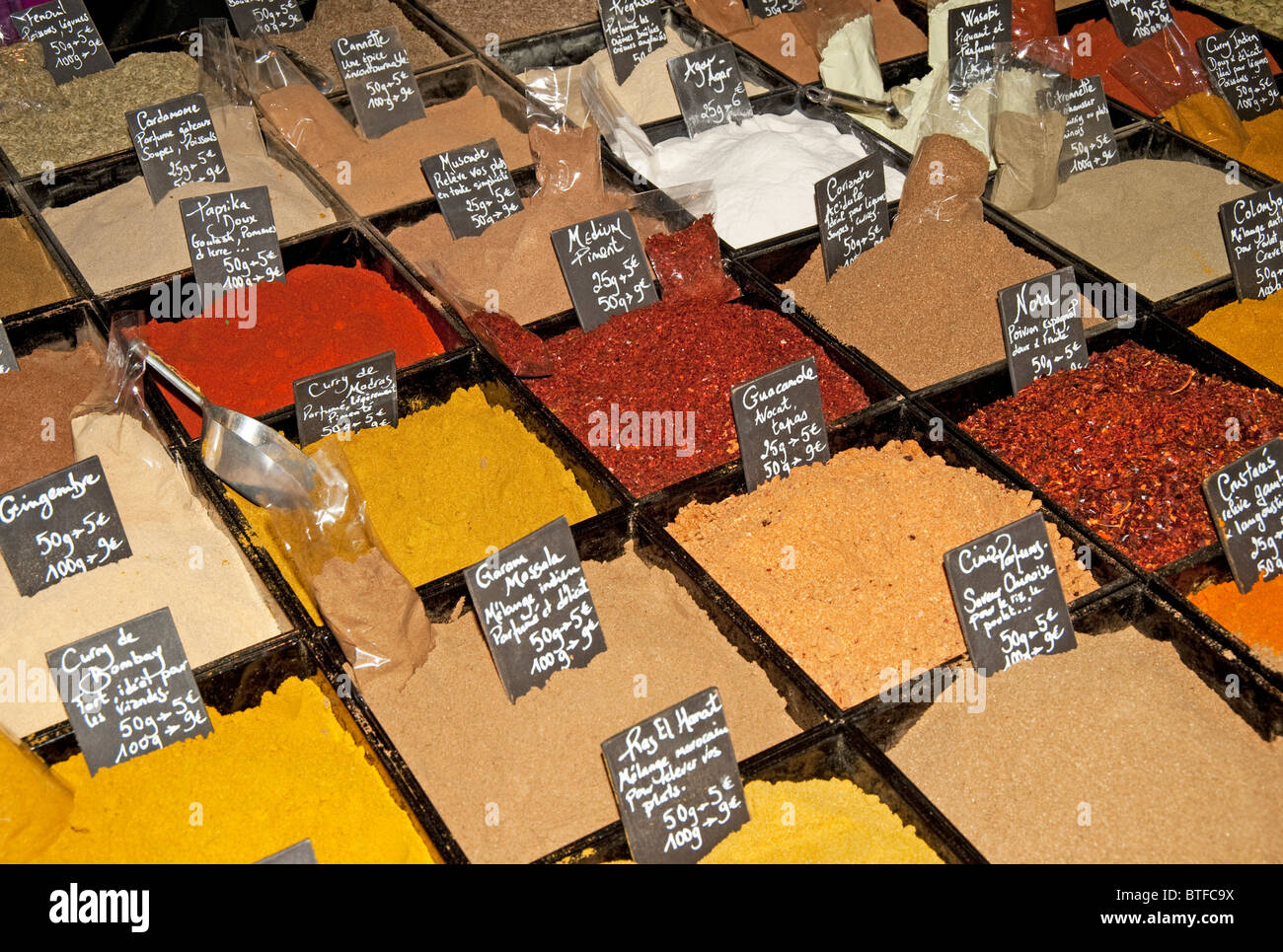 Mixed Herbs and Spices on Display at Chocolate Trade Show, "La Route