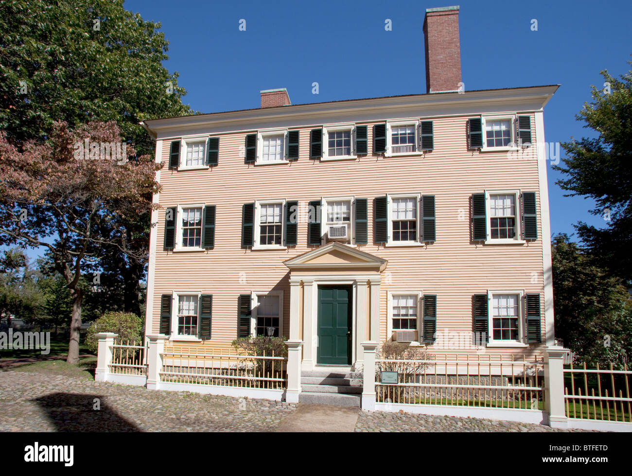 The Hawkes House, Salem Maritime Museum Stock Photo