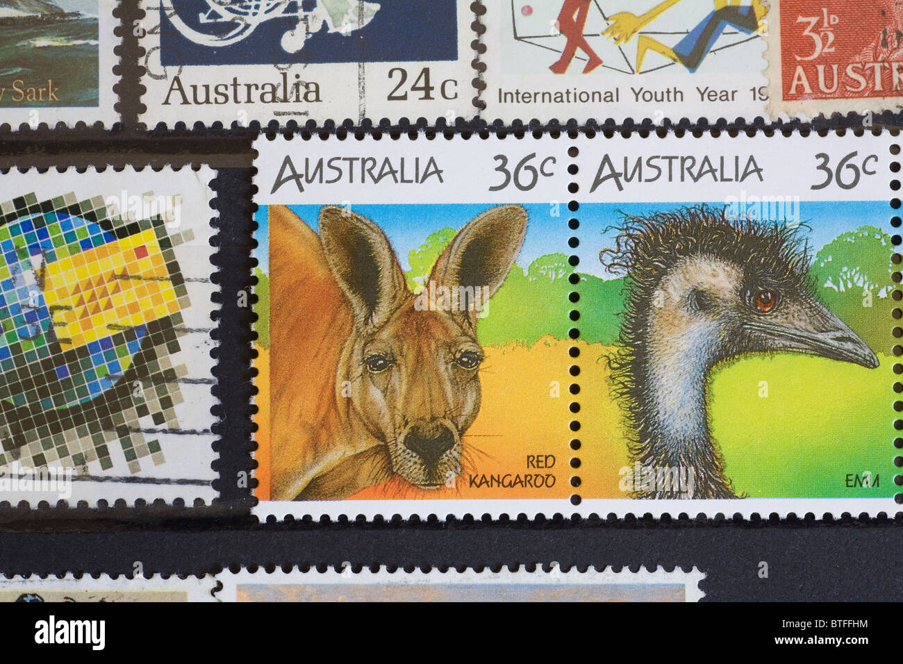 Australia Postage Stamp High Resolution Stock Photography and Images