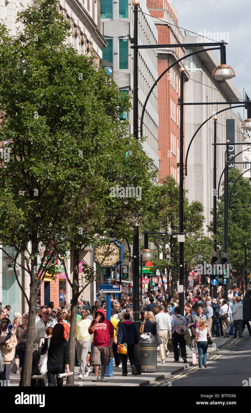 Oxford St. London, UK Stock Photo