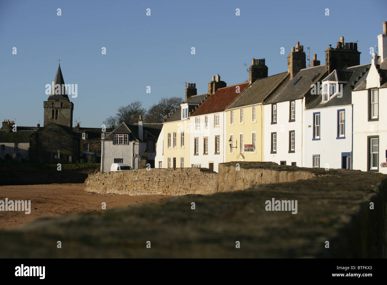 Houses on Castle Street Anstruther, Fife Stock Photo Alamy