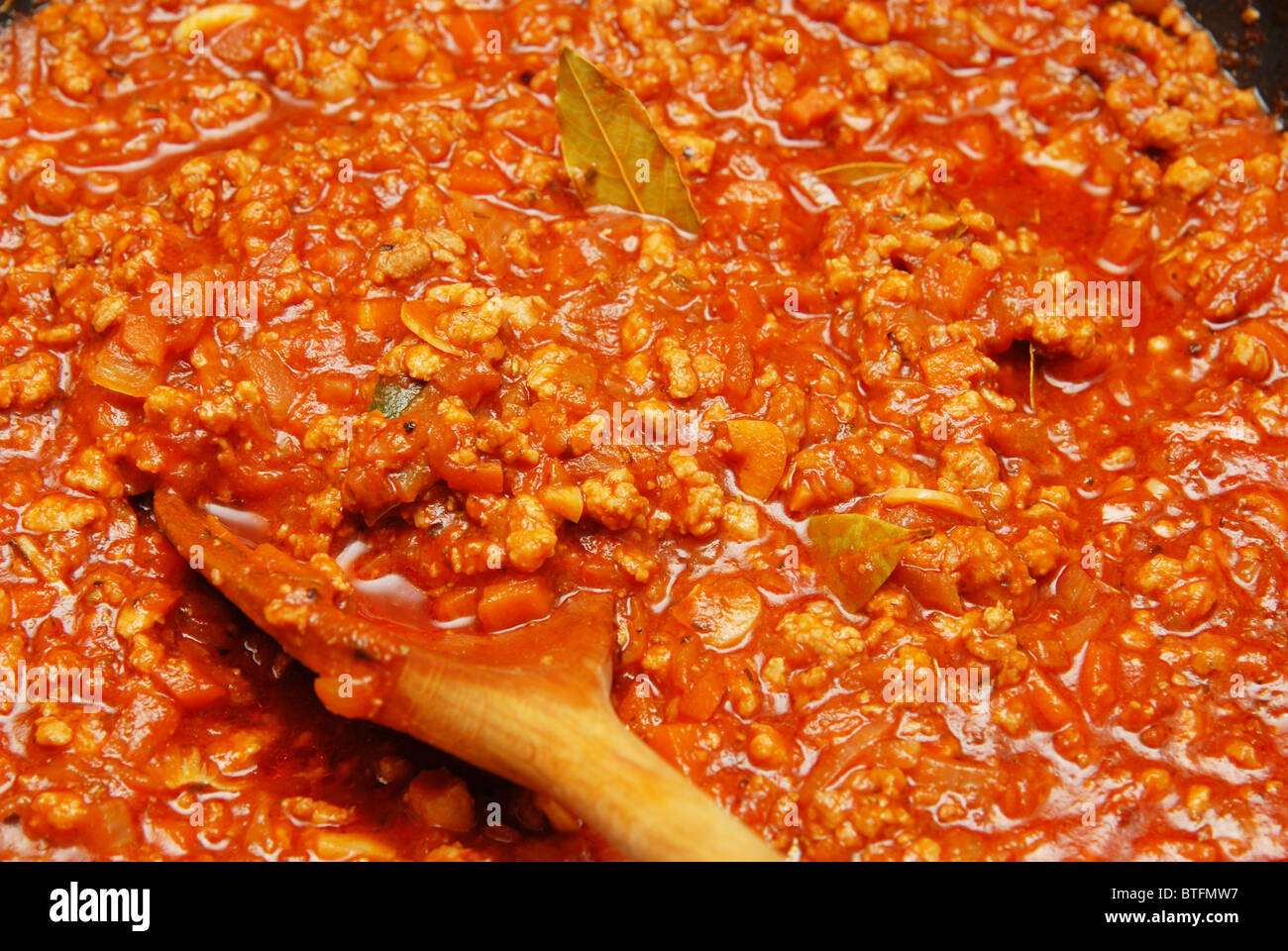 fresh tomato sauce for lasagna Stock Photo Alamy