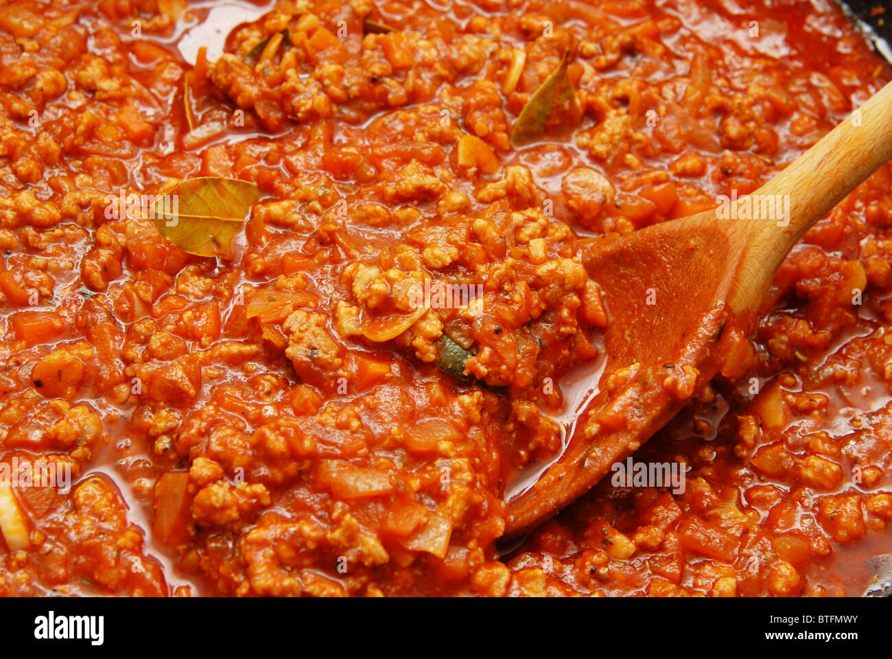 fresh tomato sauce for lasagna Stock Photo Alamy