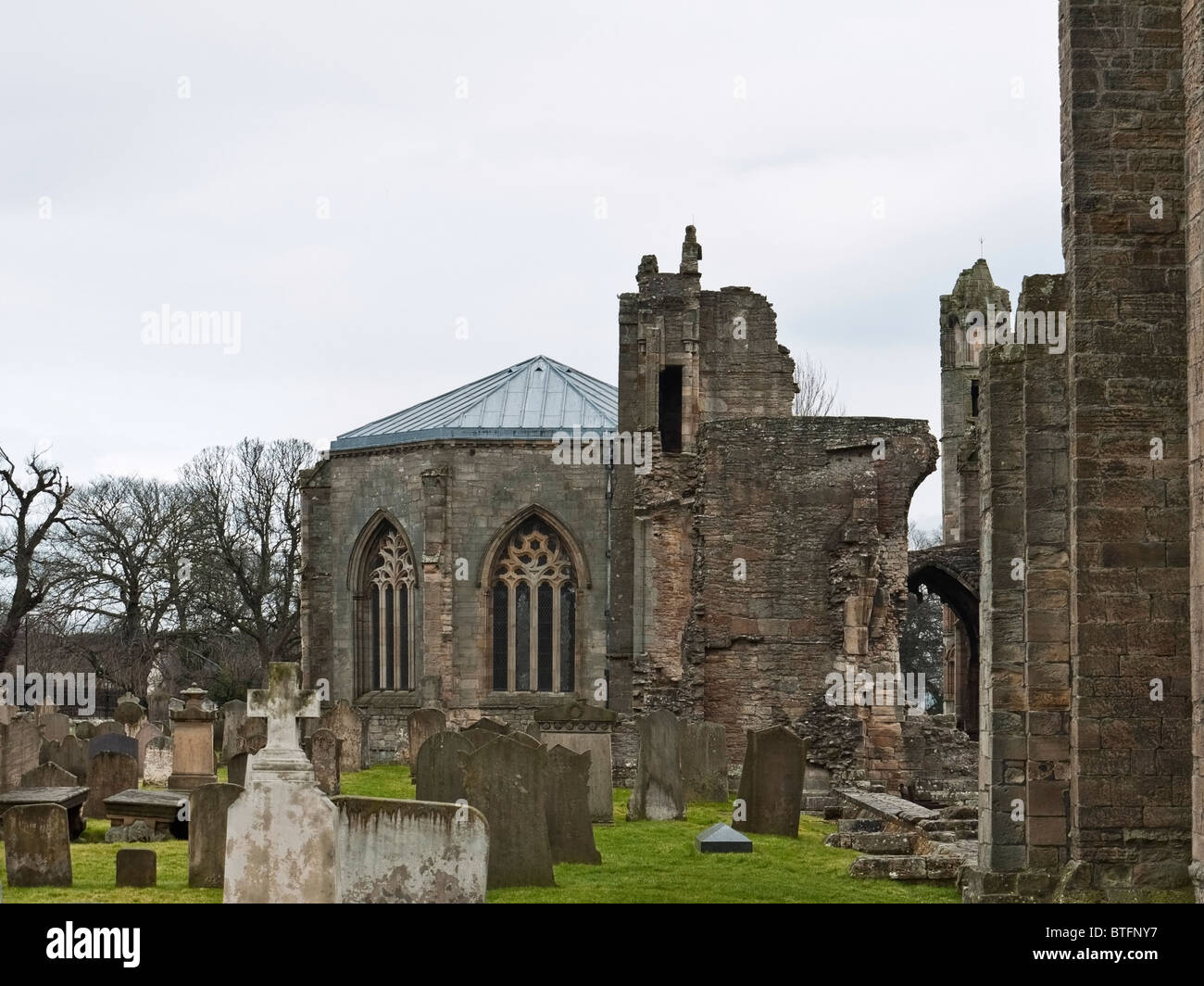 Chapter house of Elgin Cathedral, Elgin, Scotland, UK Stock Photo