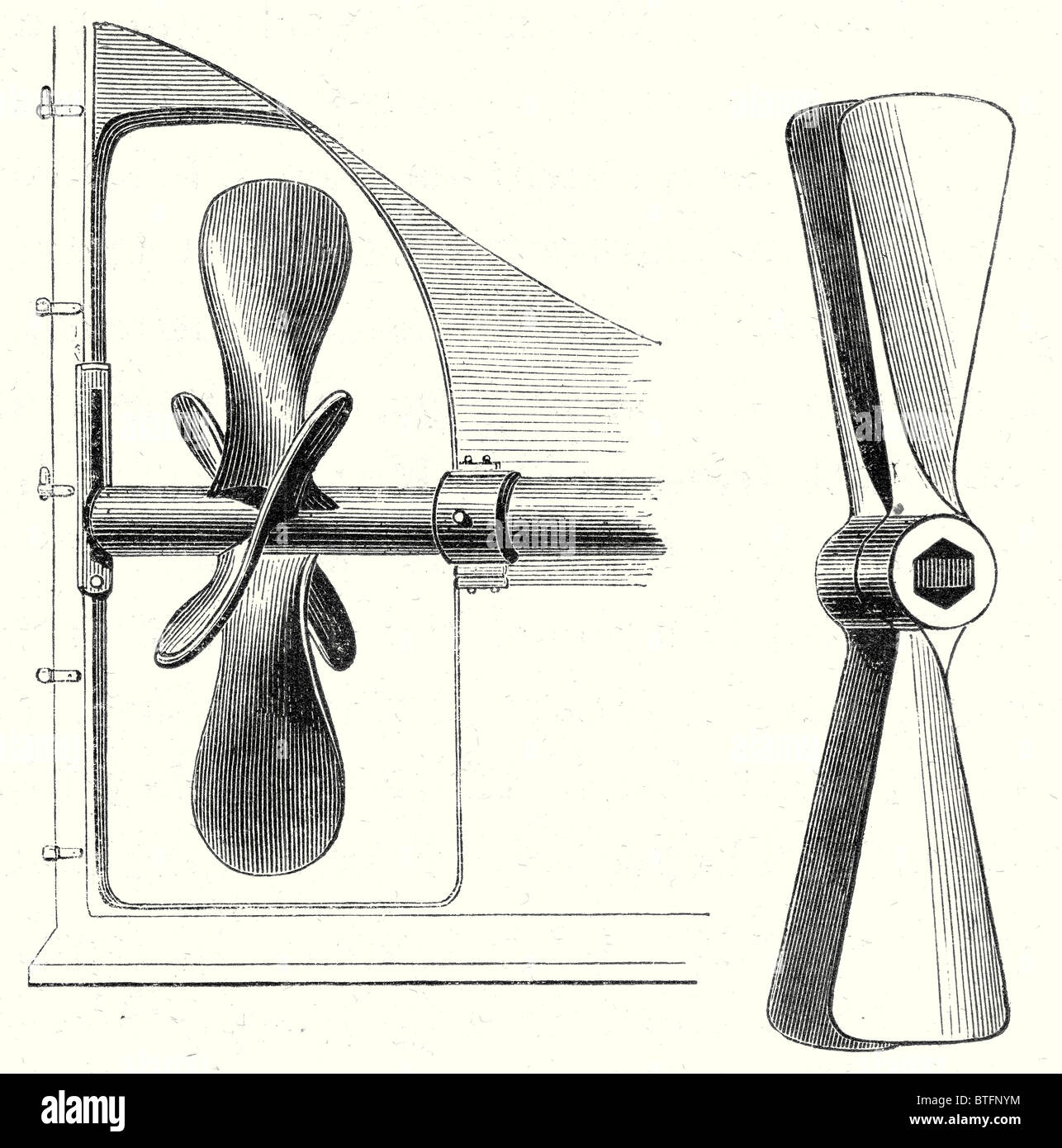 Types of propeller Stock Photo Alamy