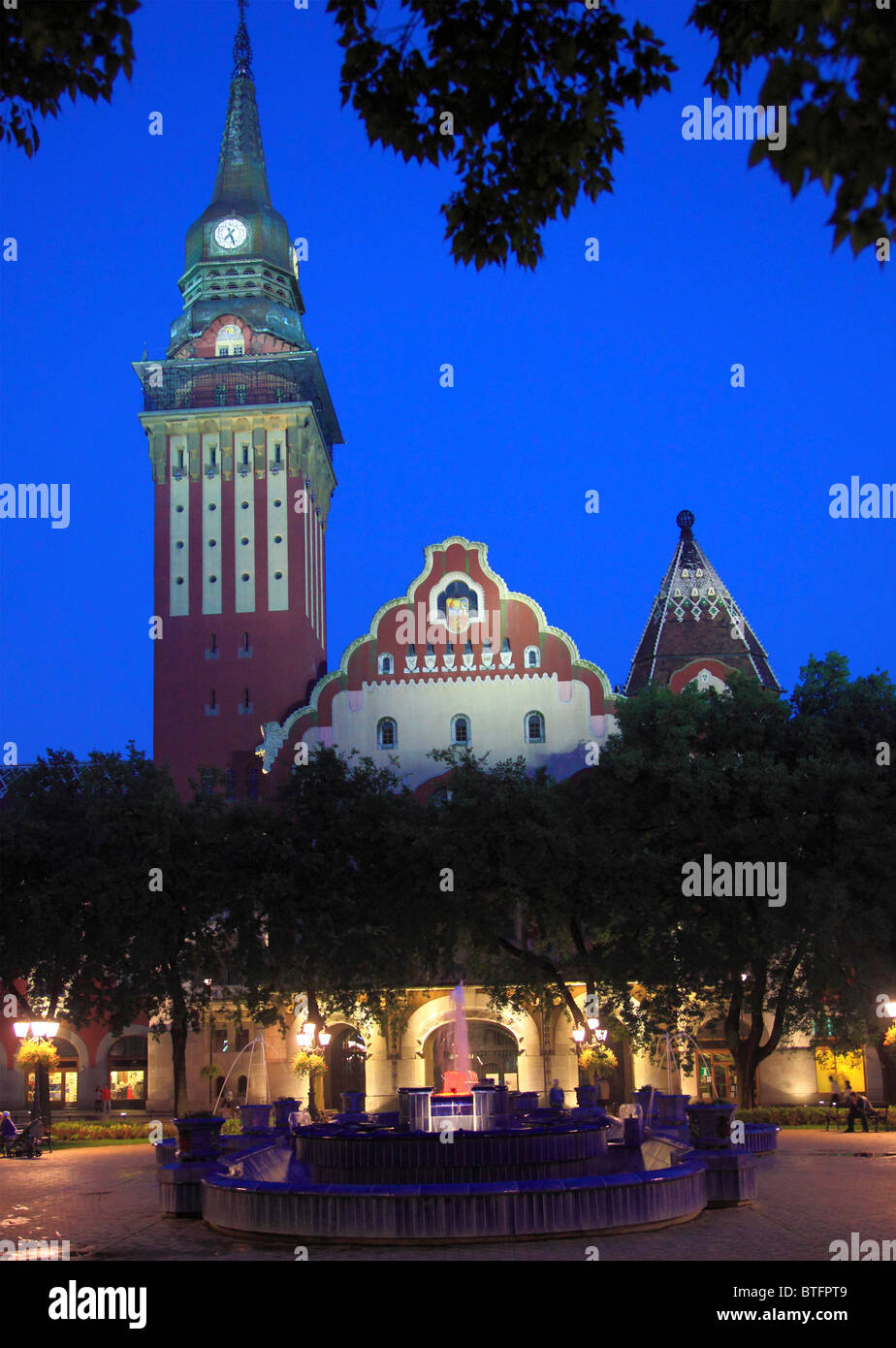 Serbia, Vojvodina, Subotica, Town Hall, Stock Photo