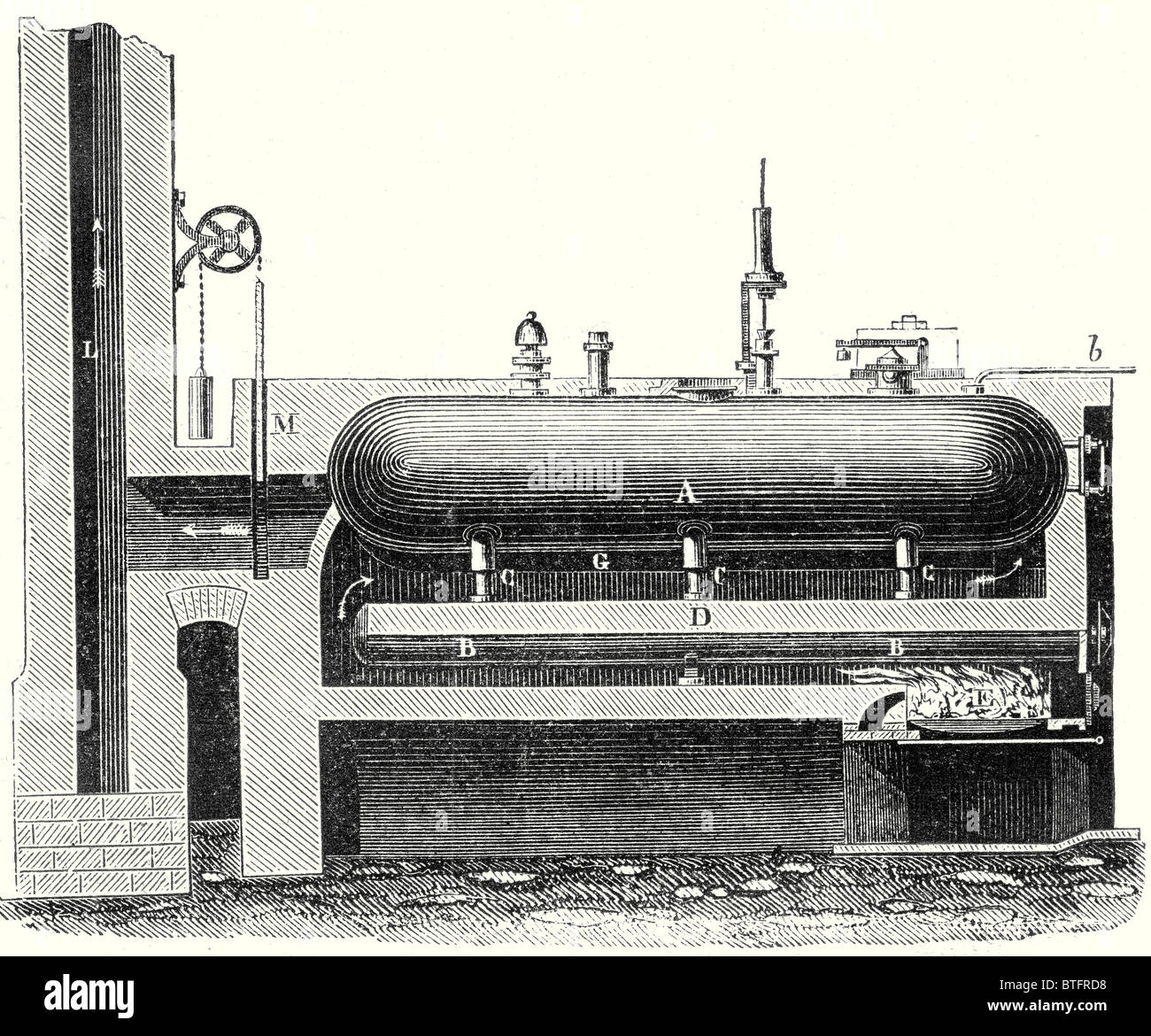 Steam Boiler 19th Century Stock Photos & Steam Boiler 19th Century