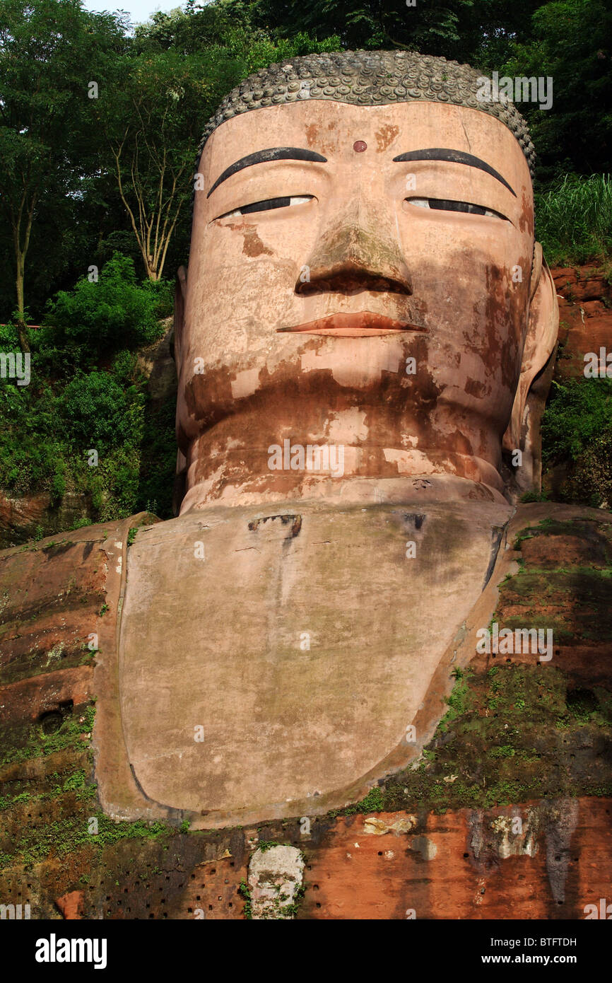 Leshan Giant Buddha, China Stock Photo