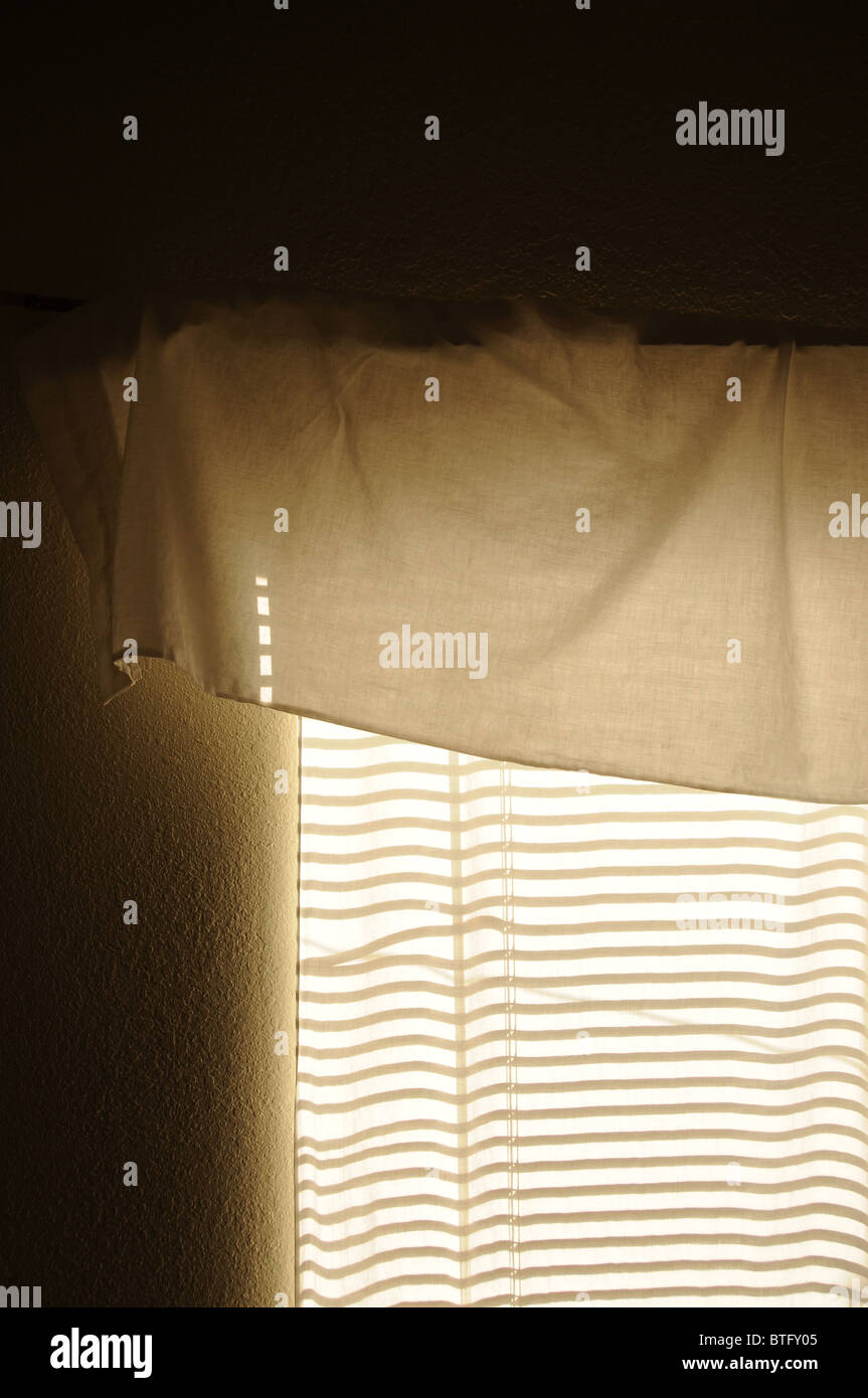 Shadows on curtains Stock Photo Alamy