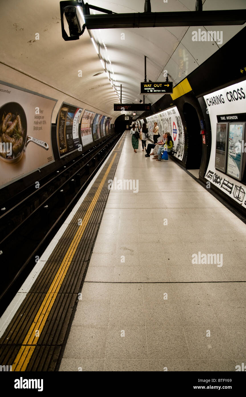 Charing Cross Tube Station, London Stock Photo Alamy