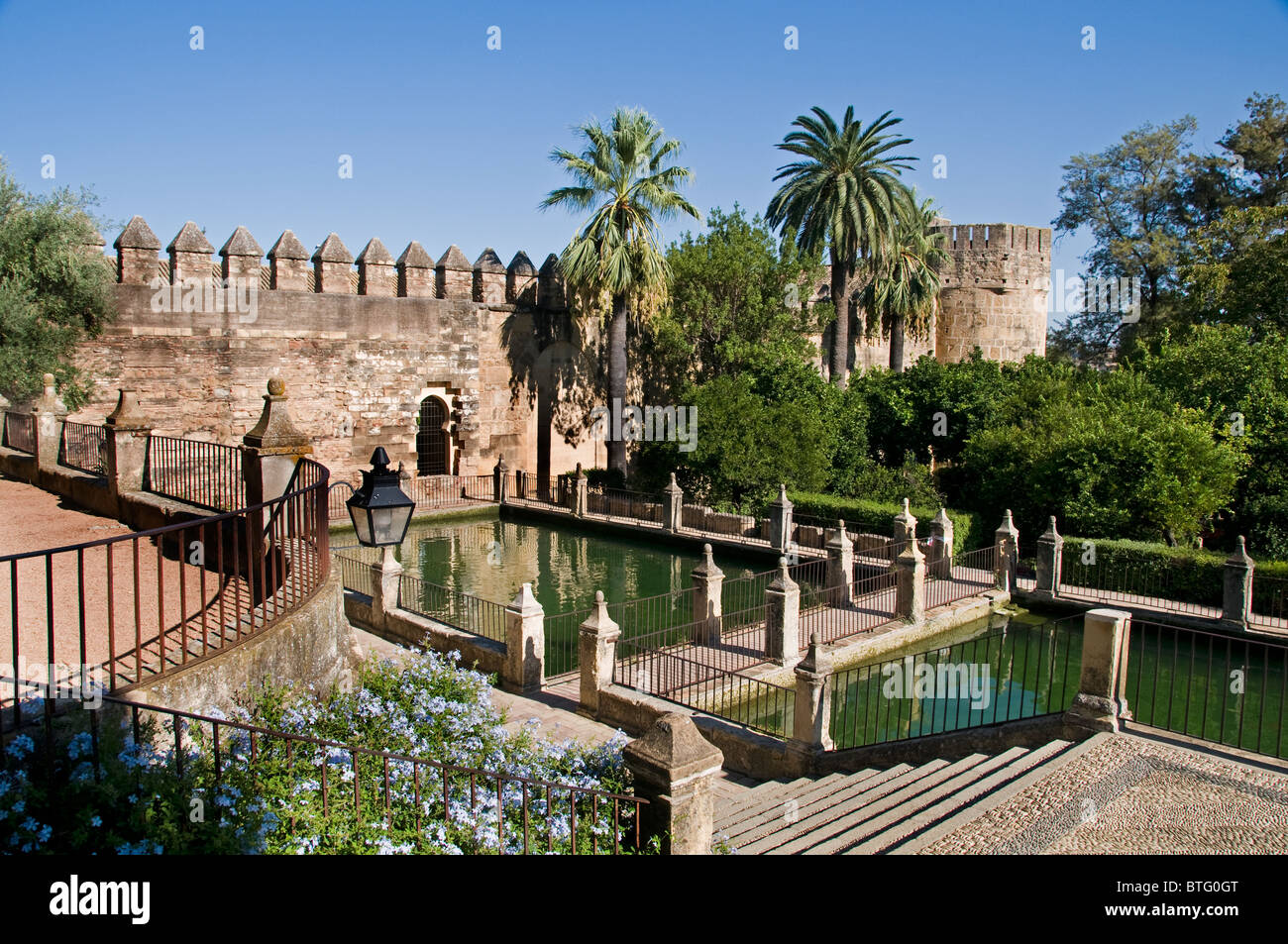 The Alcazar de los Reyes Cristianos Cordoba Spain Andalusia Stock Photo ...