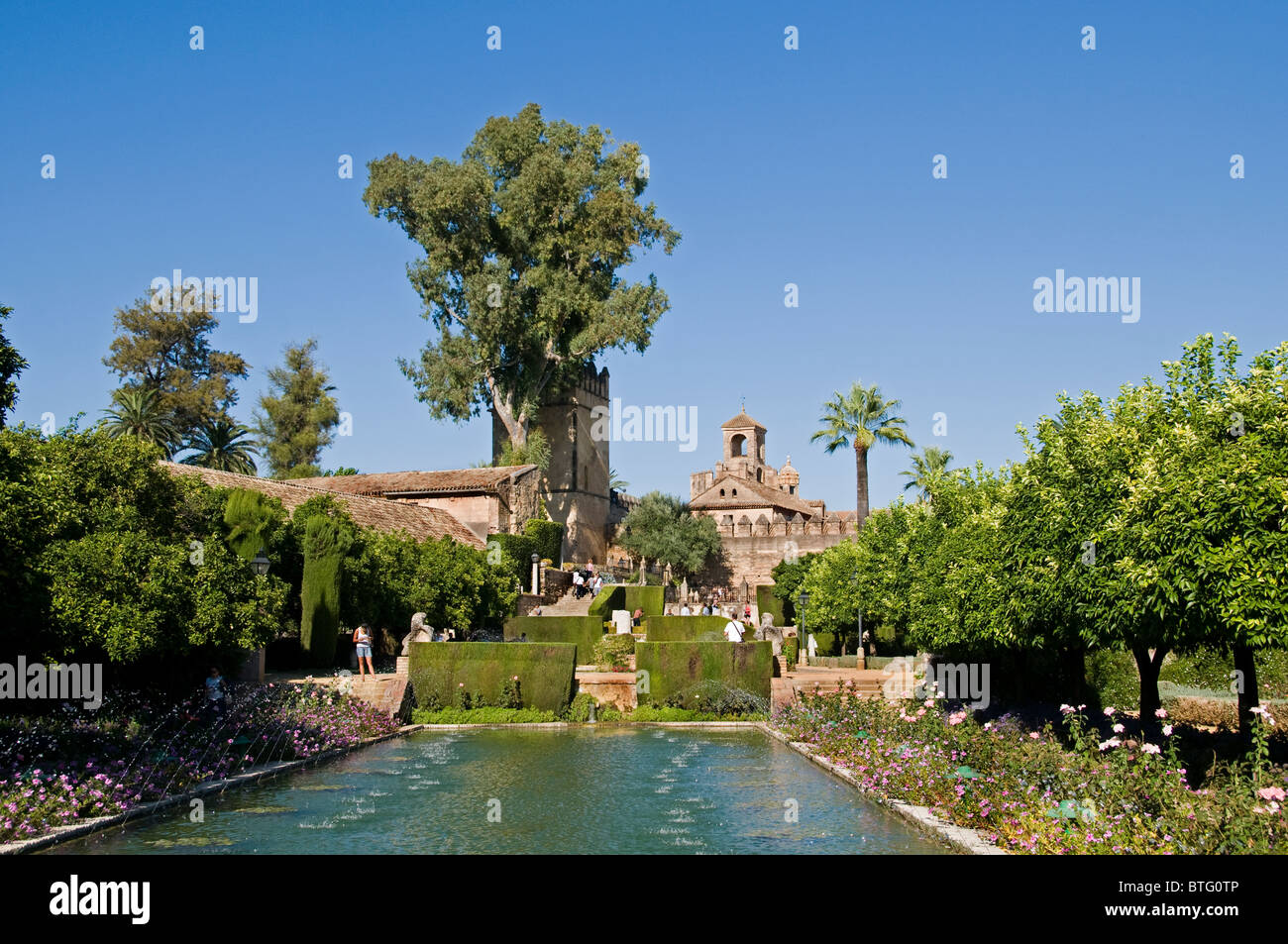 The Alcazar de los Reyes Cristianos Cordoba Spain Andalusia Stock Photo ...