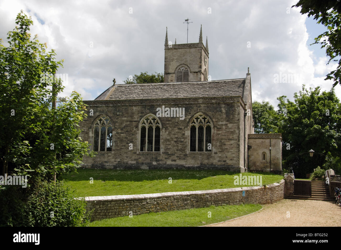St Nicholas Church in Moreton Dorset famous for its Whistler etchings Stock Photo