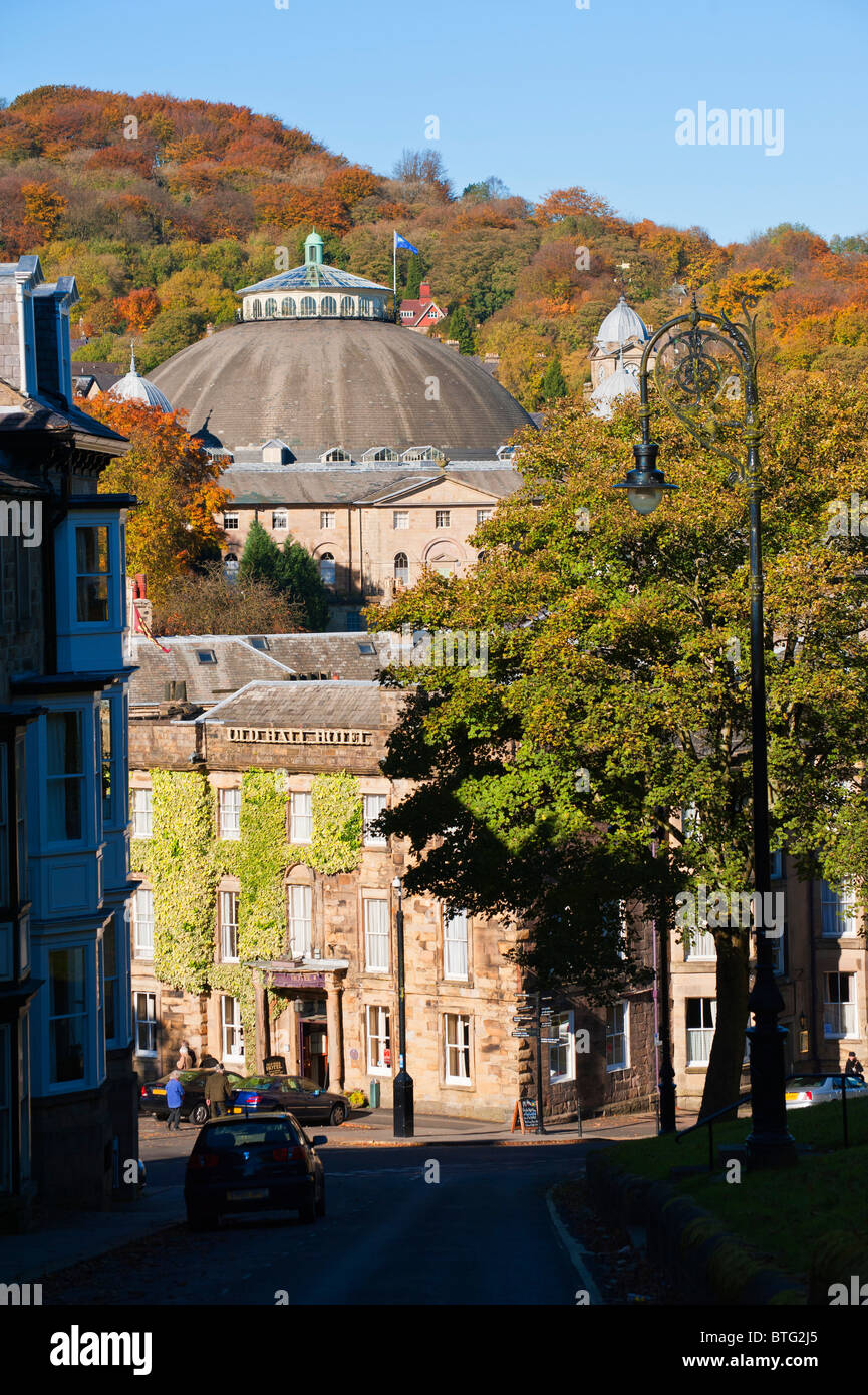 The Dome, said to be the largest unsupported dome in Europe, University of Derby, Buxton, Peak District, Derbyshire Stock Photo