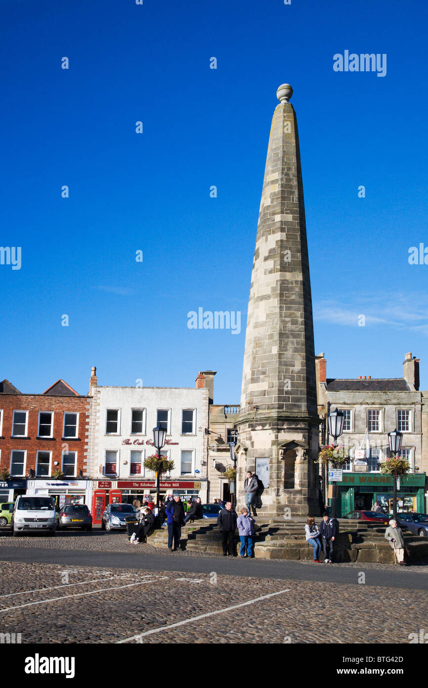 Market Place Richmond North Yorkshire England Stock Photo Alamy