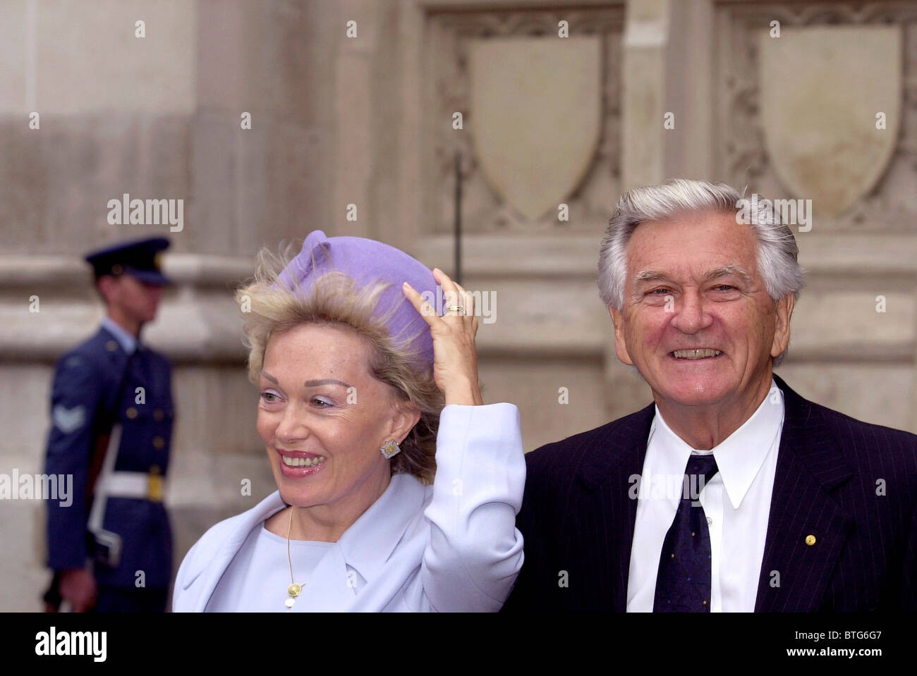 FORMER AUSTRALIAN PRIME MINISTER BOB HAWKE AND WIFE BLANCHE AT ...