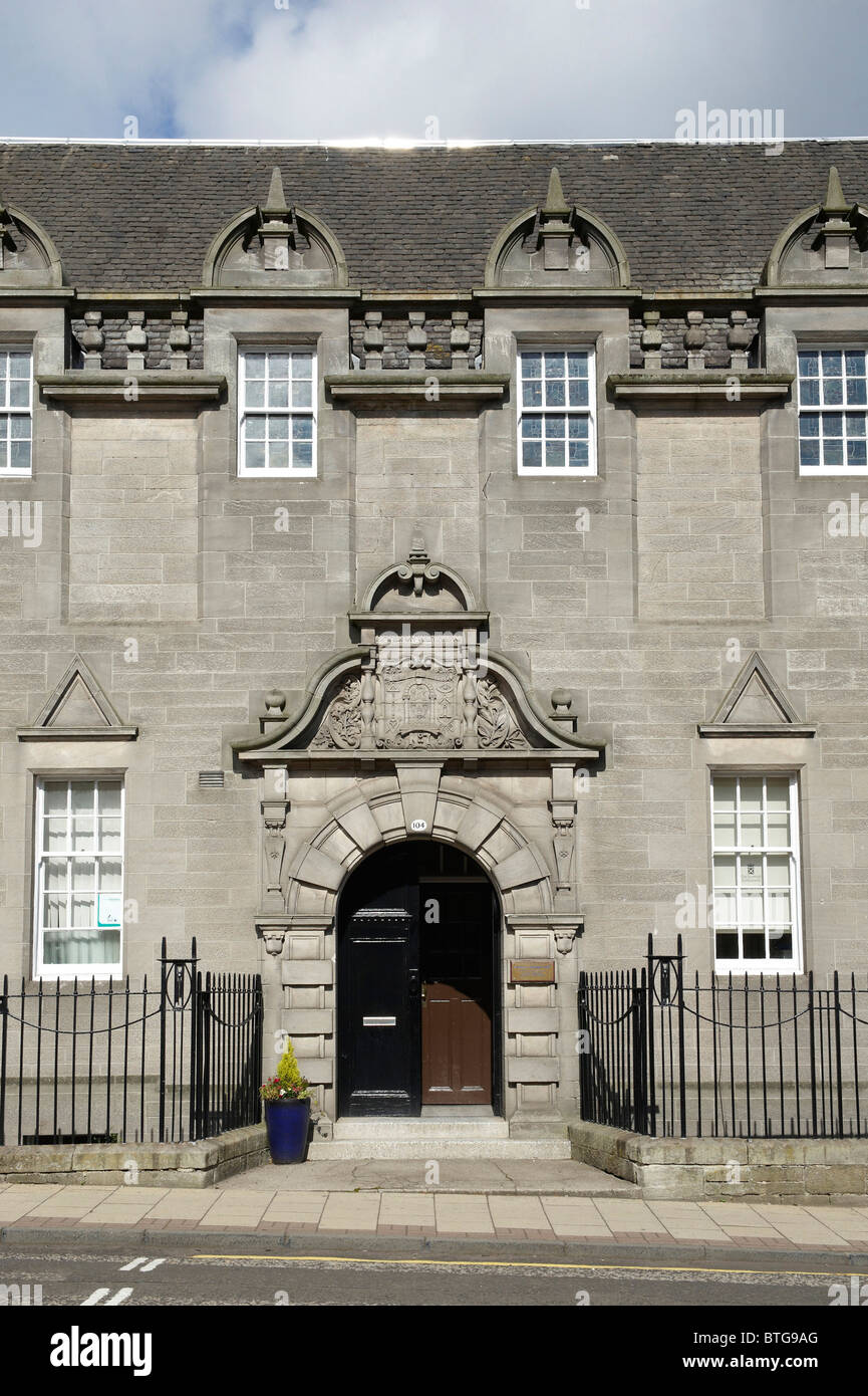 Scottish Baronial style architecture, Hamilton, Scotland Stock Photo Alamy