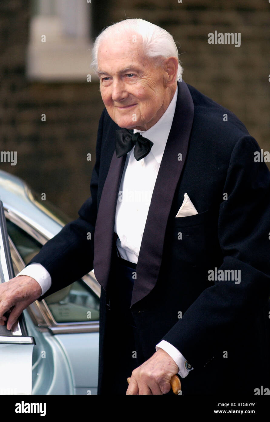 Former Prime Minister James Callaghan back at number 10 Downing Street for Prime Ministers' Dinner Stock Photo