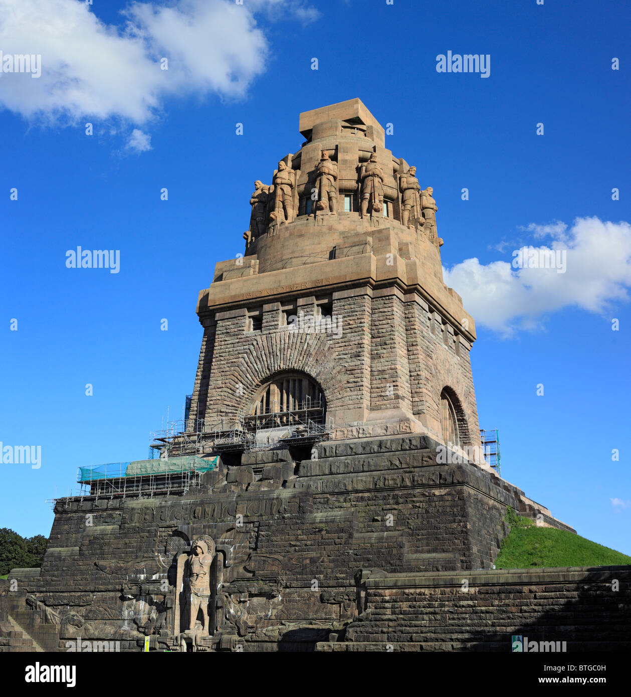 Monument to the Battle of the Nations (Völkerschlachtdenkmal), 1913, Leipzig, Saxony, Germany Stock Photo