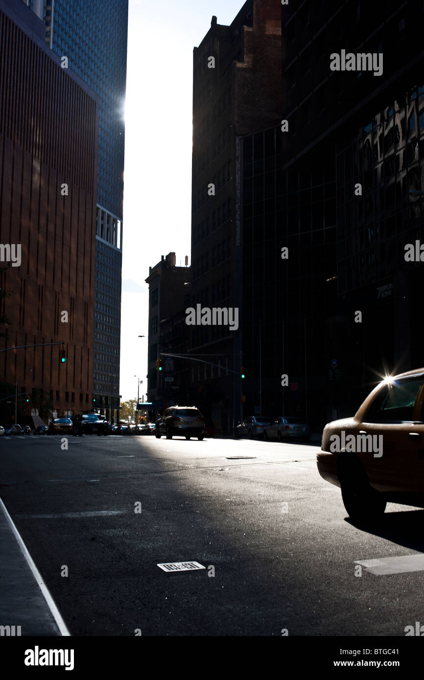 Empty street in New York Stock Photo - Alamy