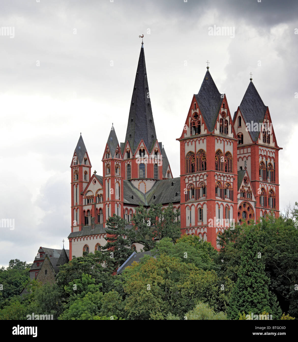 Saint George's Cathedral (13th century), Limburg an der Lahn, Hesse, Germany Stock Photo