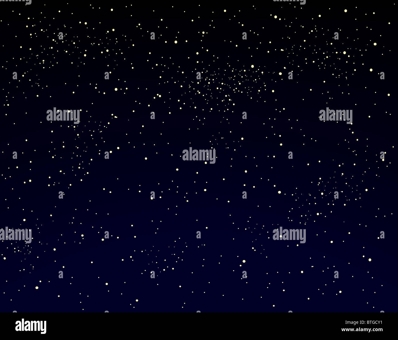 Illustration of a starry sky Stock Photo - Alamy