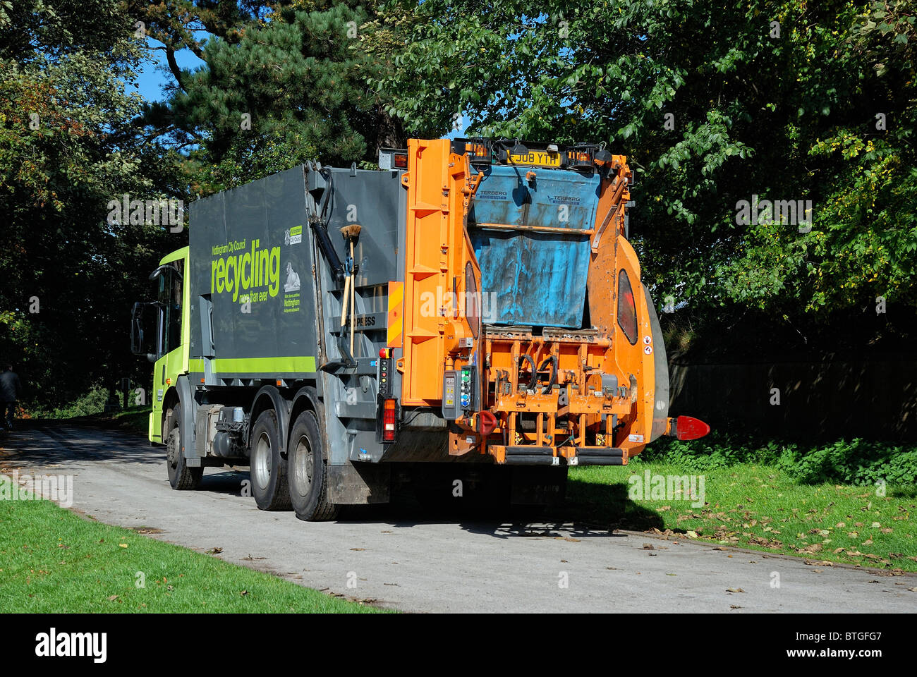 refuse collection Nottingham england uk Stock Photo Alamy