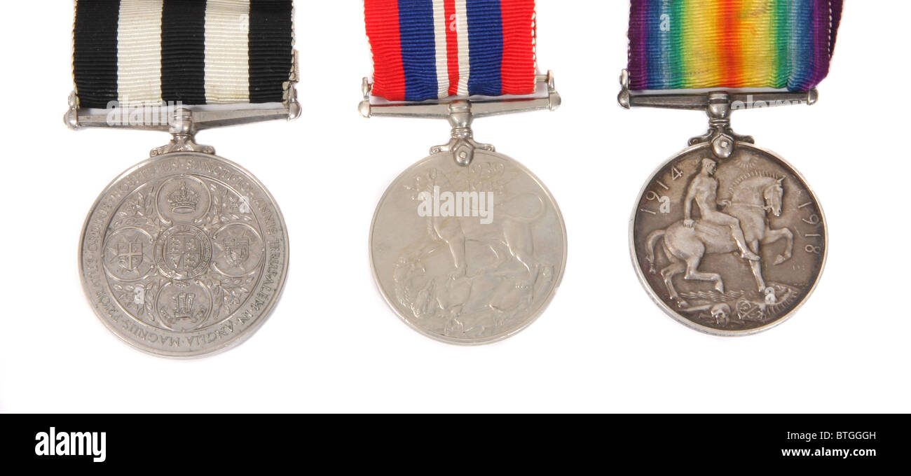British war medals hi-res stock photography and images - Alamy
