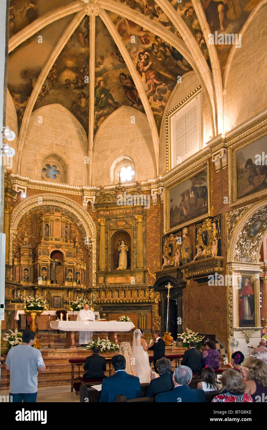Cordoba Spain Andalusia Wedding Marriage Church Catholic Christ Stock Photo