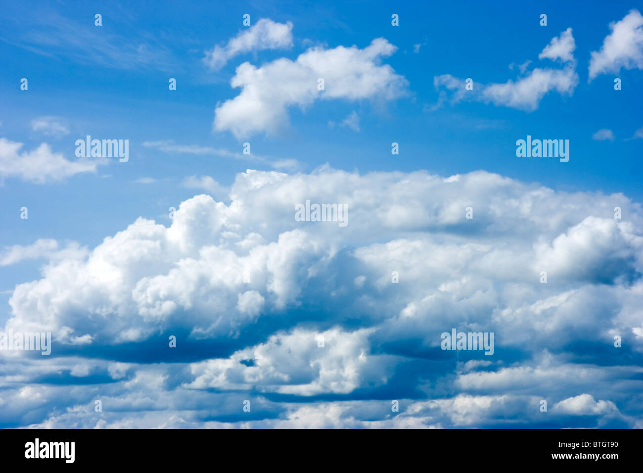 Photo dark blue the sky with clouds Stock Photo - Alamy