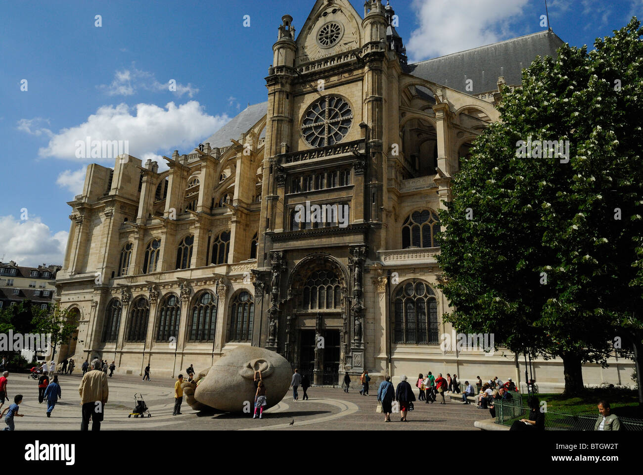 Church of Saint Eustache in Paris, capital of France Stock Photo
