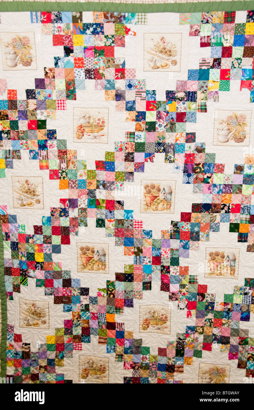 Dunedin ,Quilt,Quilting,Quilts,South Island,New Zealand Stock Photo Alamy