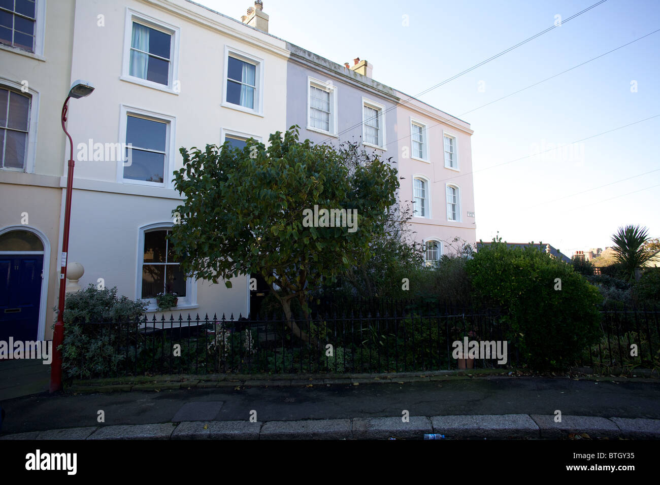 seaside terrace, st leonards on sea, east sussex Stock Photo Alamy