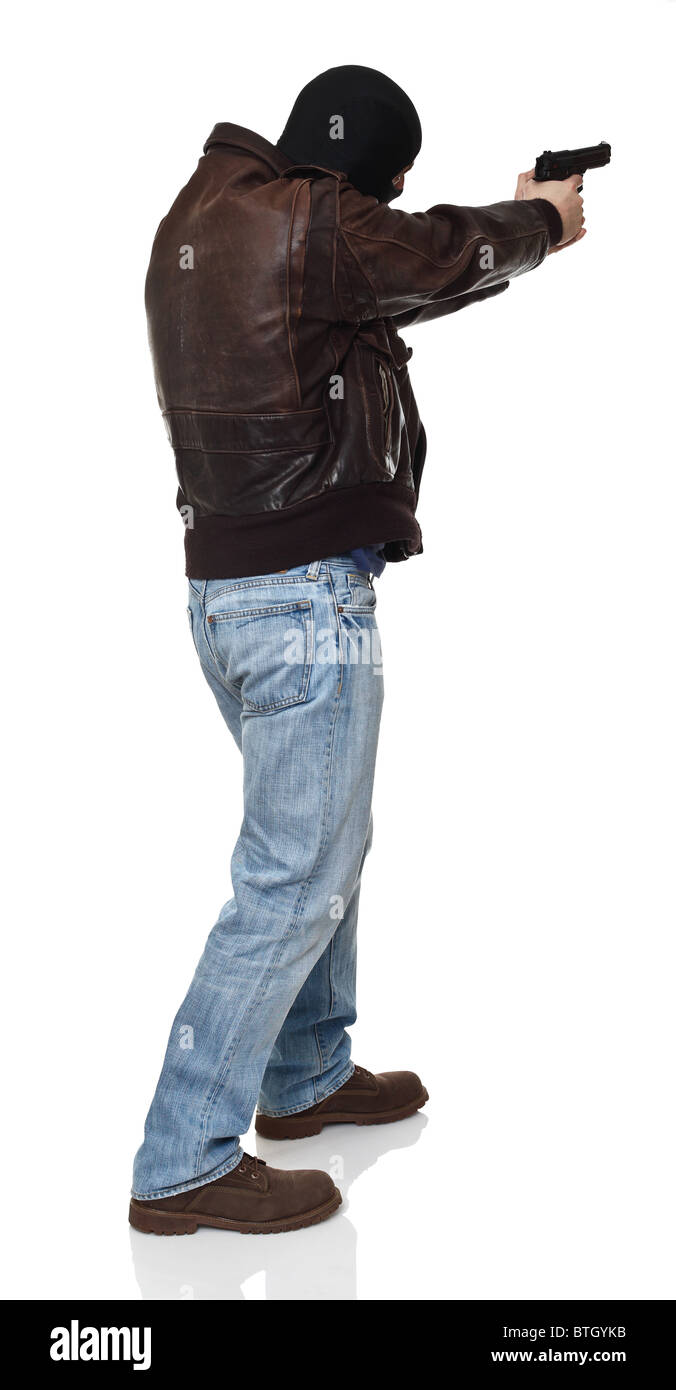 thief stock photo gun thief stock photo gun