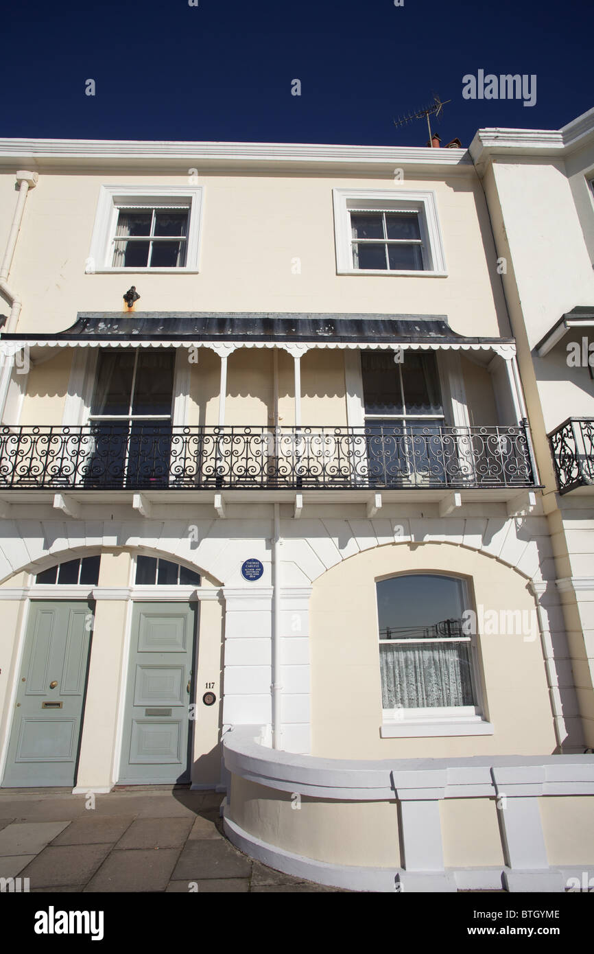 seaside terrace, st leonards on sea, east sussex. Stock Photo