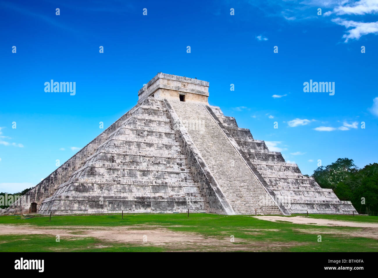 Chichen Itza, Mexico, one of the New Seven Wonders of the World Stock Photo