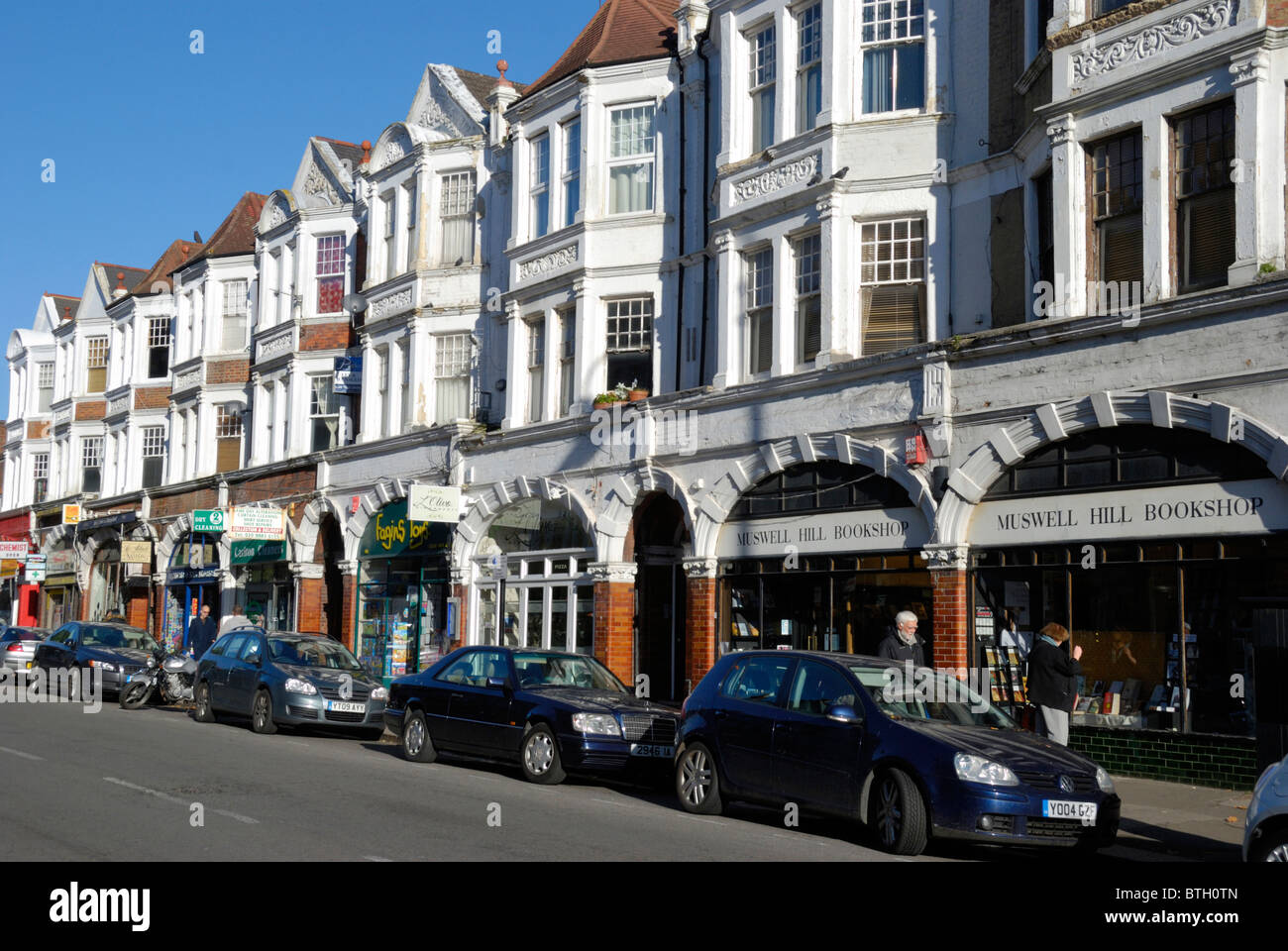 Fortis Green Road in Muswell Hill, London, England Stock Photo Alamy
