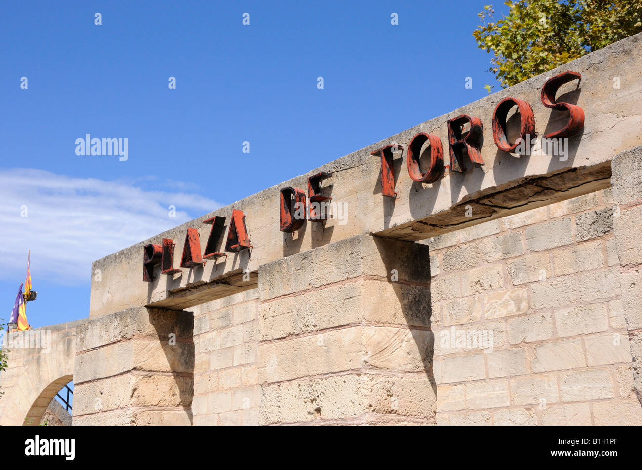 Plaza de Toros, Alcudia, Majorca Stock Photo