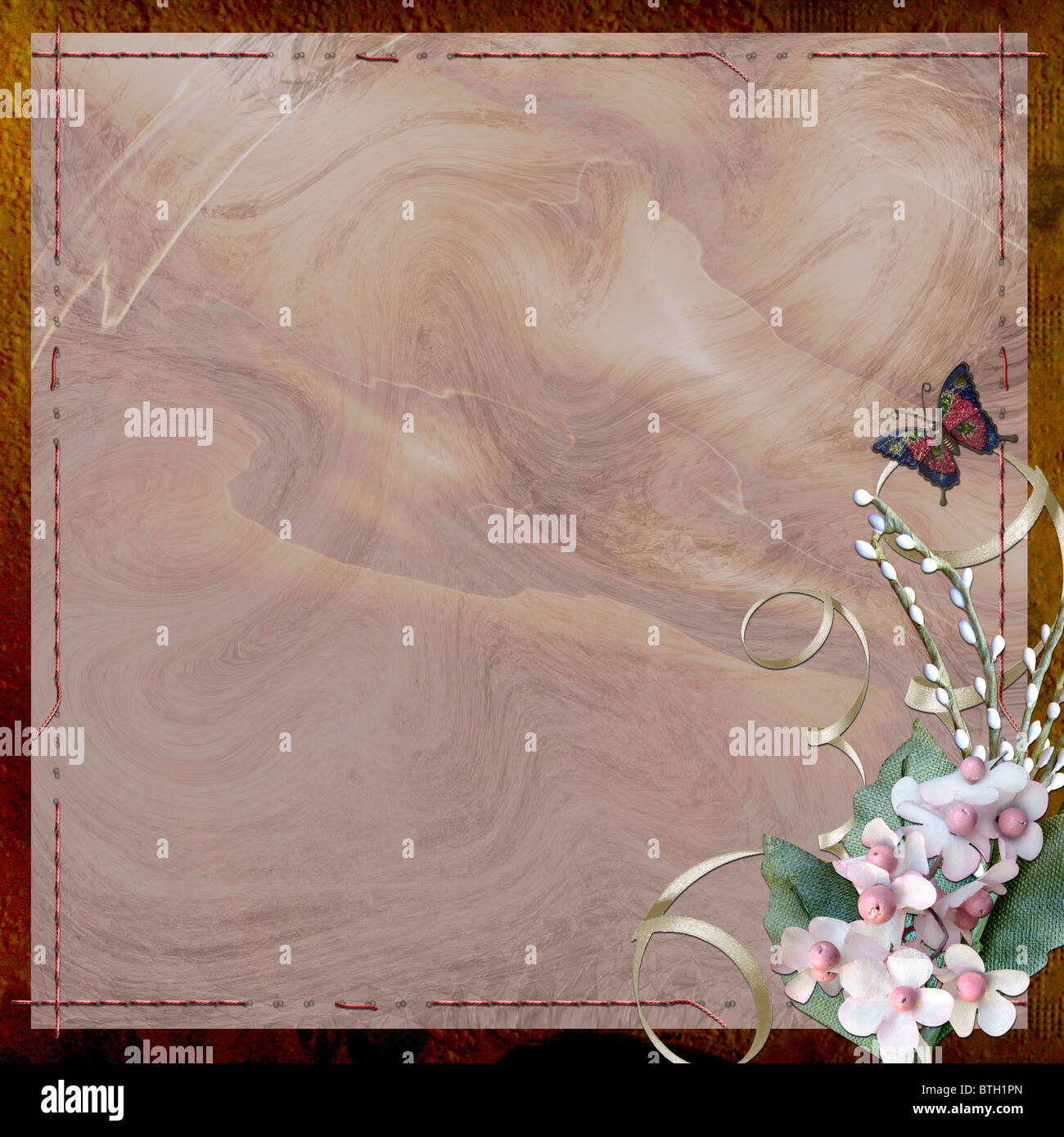 Abstract background with butterfly Stock Photo - Alamy