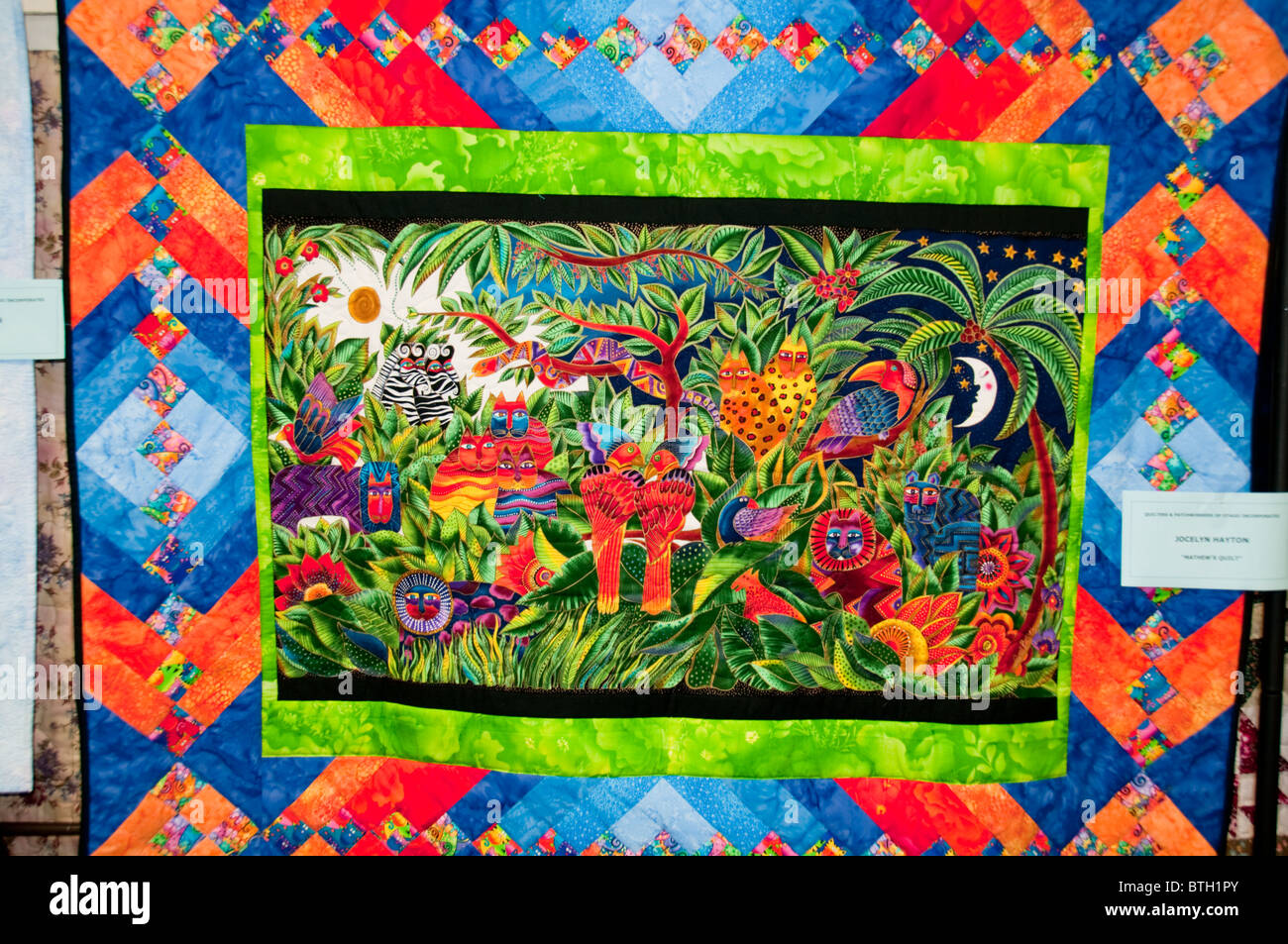 Dunedin ,Quilt,Quilting,Quilts,South Island,New Zealand Stock Photo Alamy