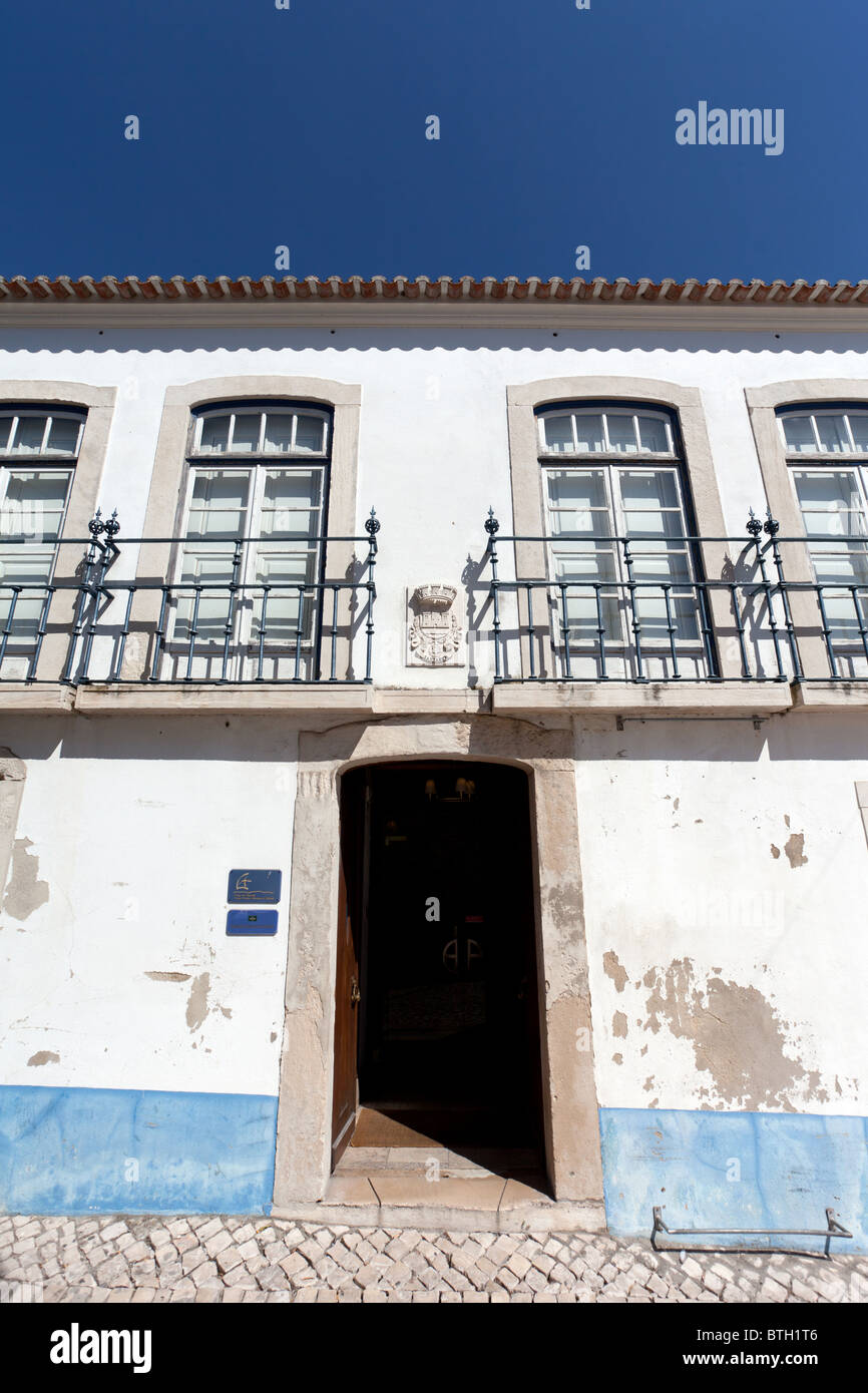 Casa do Brasil - or Casa Pedro Álvares Cabral in Santarém, Portugal. Stock Photo