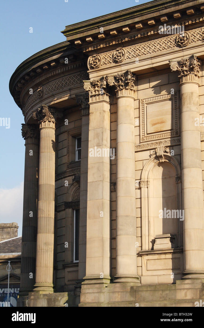Town Hall Todmorden built by John Gibson of Westminster listed building Stock Photo