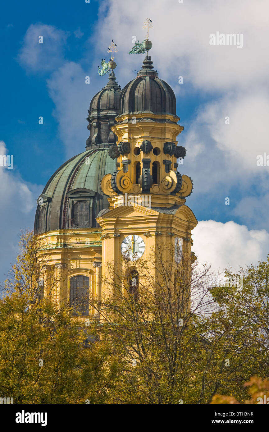 Theatiner church in Munich, Germany Stock Photo